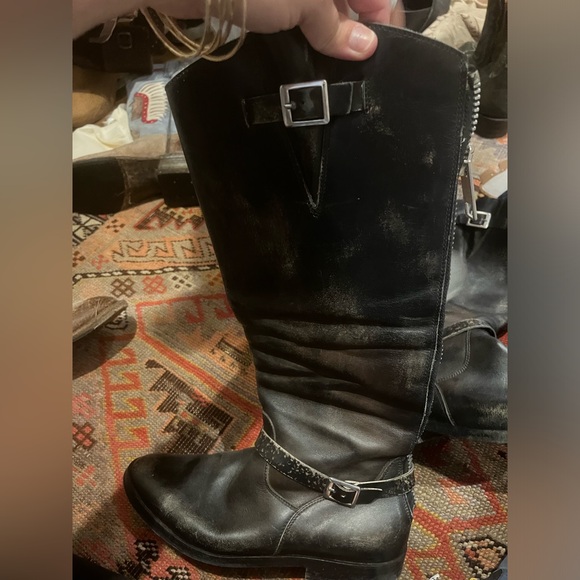 Golden goose black Riding Boots - Picture 5 of 6